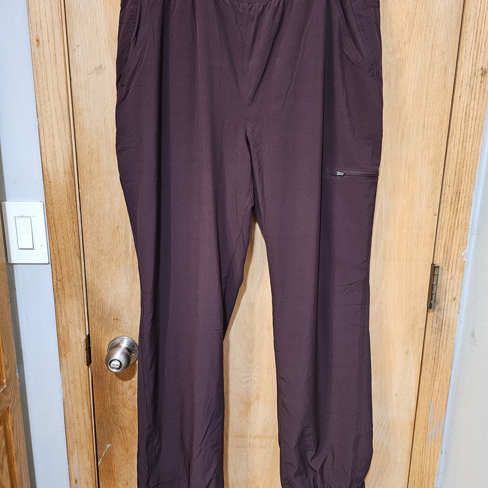 Eddie Bauer Women's Dark Purple Lined Cargo Pants